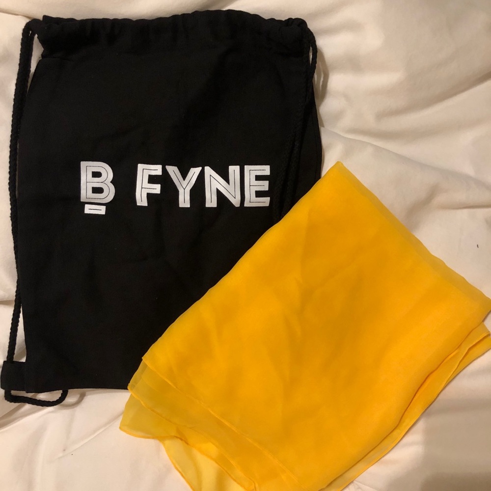 Bfyne Yellow Scarf